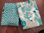 The Aqua Leaf A-Line Co-ord