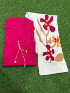 Ruby Bloom Cotton Flex Co-Ord Set