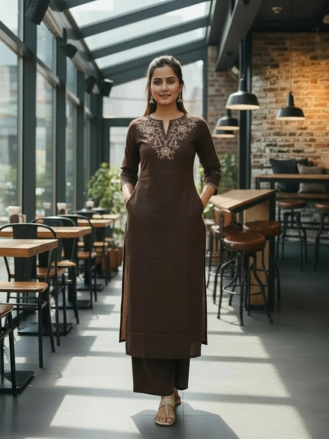 brown