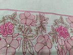 Blush Bloom Cotton Flex Embroidered Kurta Set with Kota Doriya Dupatta