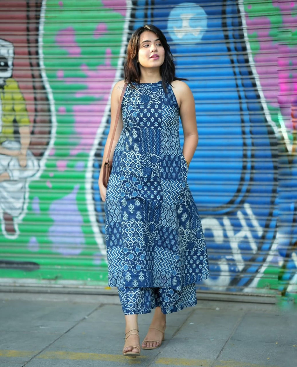 Indigo Muse Cotton Kurta Set