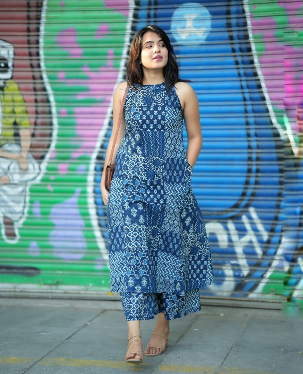 Indigo Muse Cotton Kurta Set