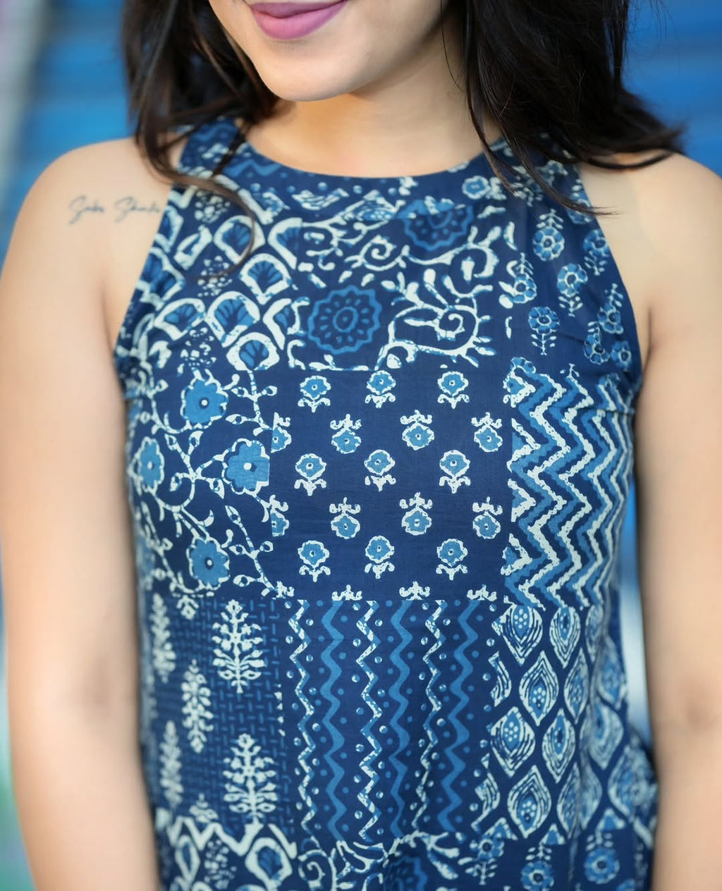 Indigo Muse Cotton Kurta Set