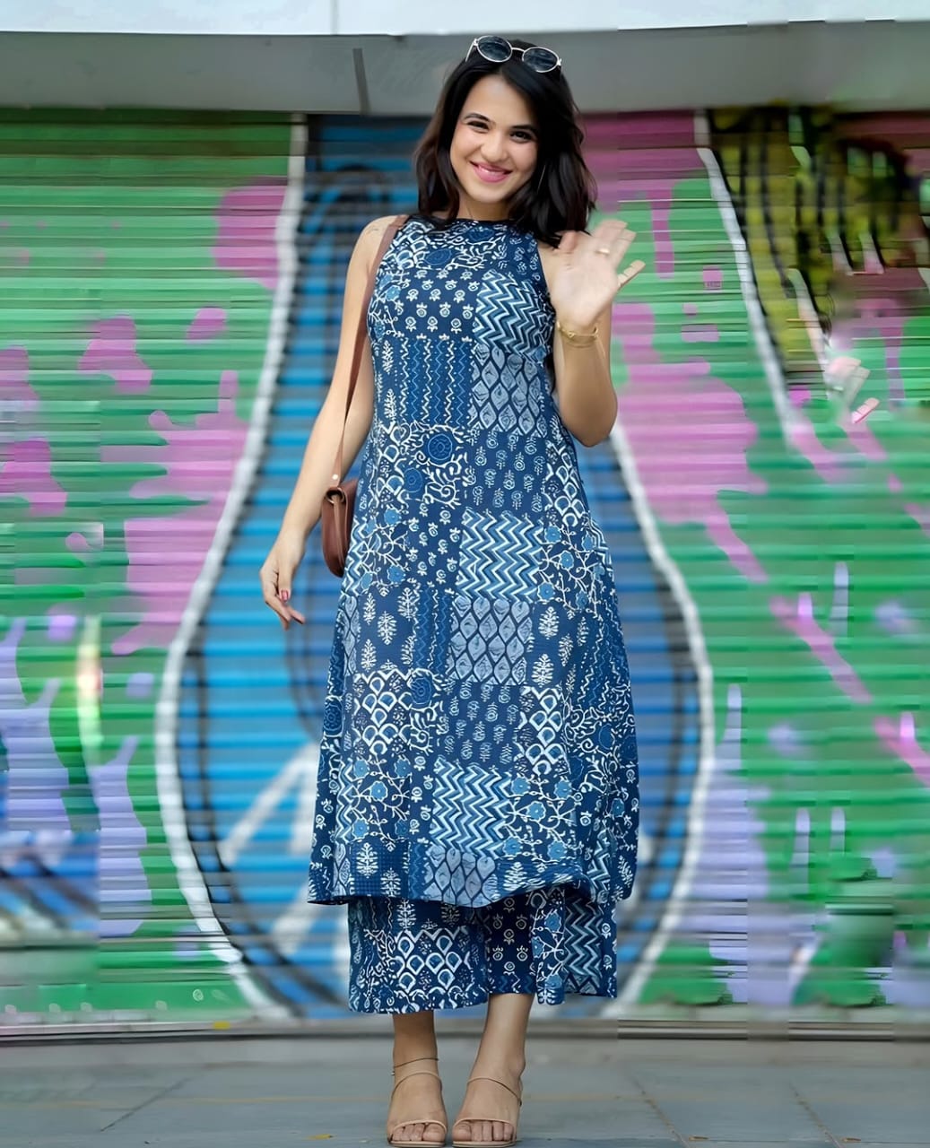 Indigo Muse Cotton Kurta Set