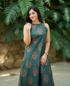 Mehreen Forest A-Line Kurta Palazzo Set