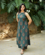 Mehreen Forest A-Line Kurta Palazzo Set