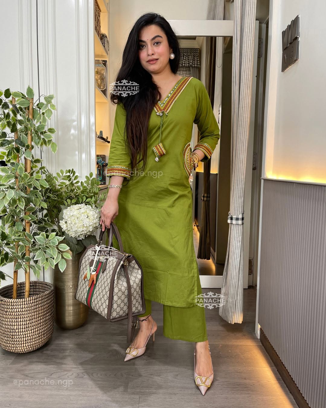 green