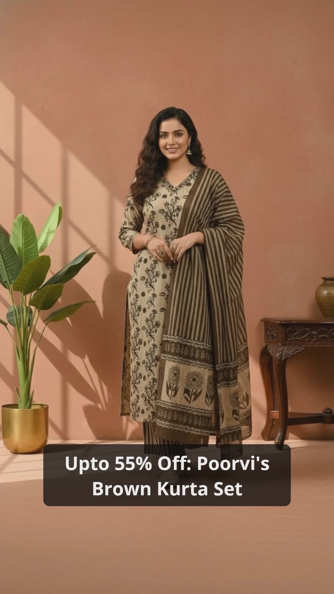 Panchalu Ivory Adda Embroidered Cotton Suit Set